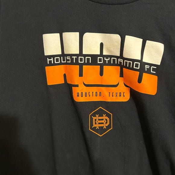 Houston Dynamo FC Black T-Shirt. Mens size XXL. - Picture 2 of 4
